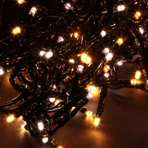 Artikel LED Lichterkette Cluster Außen Timer 144 LED 130cm