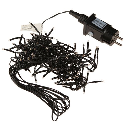Artikel LED Lichterkette Cluster Außen Timer 144 LED 130cm