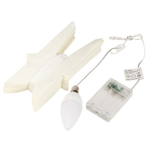 Artikel LED Stern Faltstern Papierstern Weiß Warmweiß Ø40cm