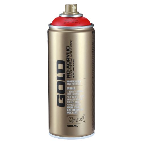 Artikel Lackspray Farbspray Rot Montana Gold Seidenmatt 400ml