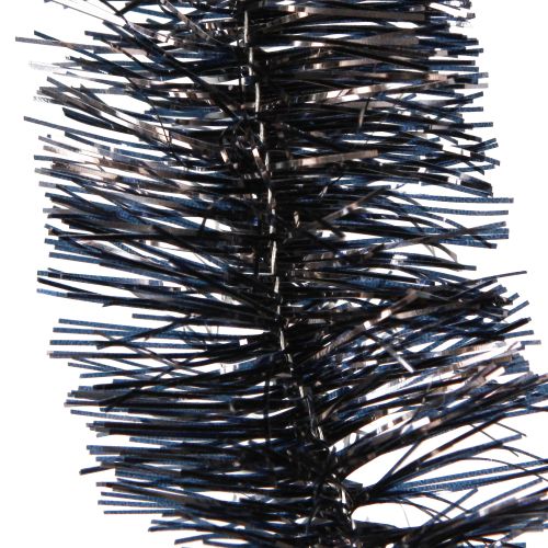 Artikel Lametta Girlande Weihnachtsbaum in Schwarz 270cm 2St