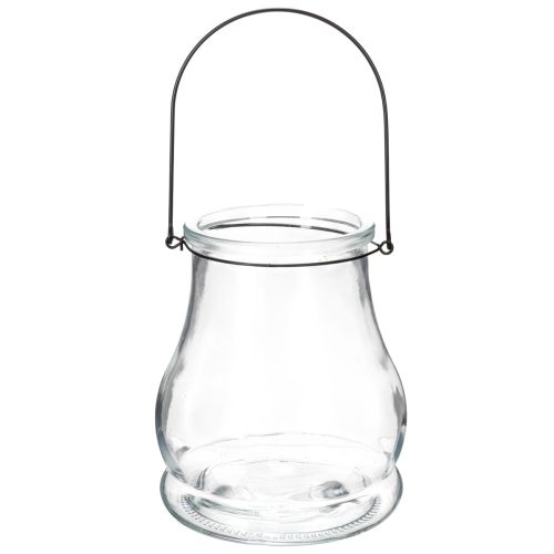 Artikel Windlicht Glas Laterne für romantisches Ambiente im Garten oder auf der Terrasse 18cm