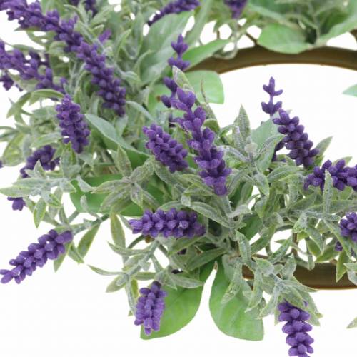 Artikel Lavendelkranz beflockt Ø25cm