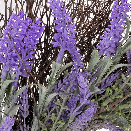 Artikel Künstlicher Lavendel Kranz für Frühling Türdeko Dekokranz Eingangsbereich 60cm