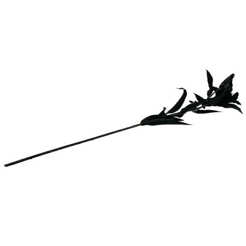 Artikel Kunstblume Lilie Schwarz 84cm