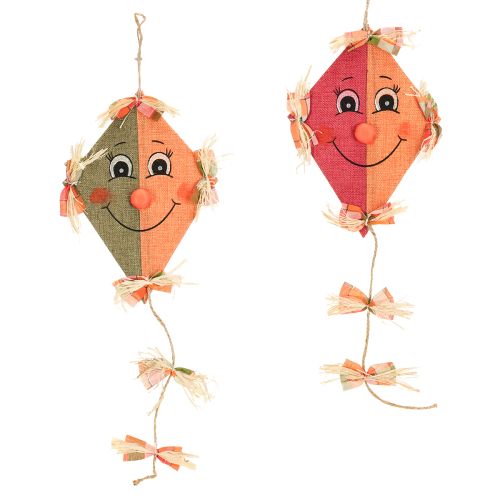 Artikel Lustiger Deko Drachen zum Aufhängen Orange 18×26cm 2St