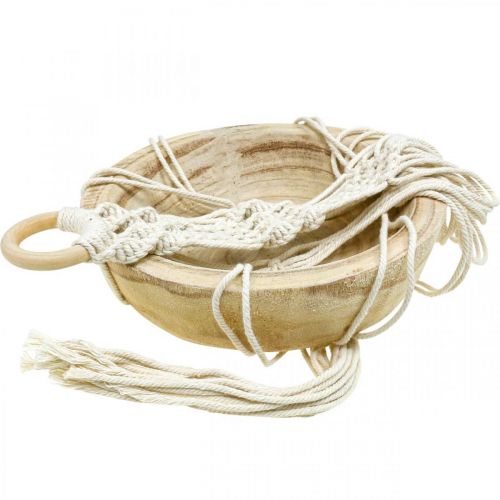 Artikel Makramee Blumenampel Boho Style Dekoschale Ø23cm H90cm