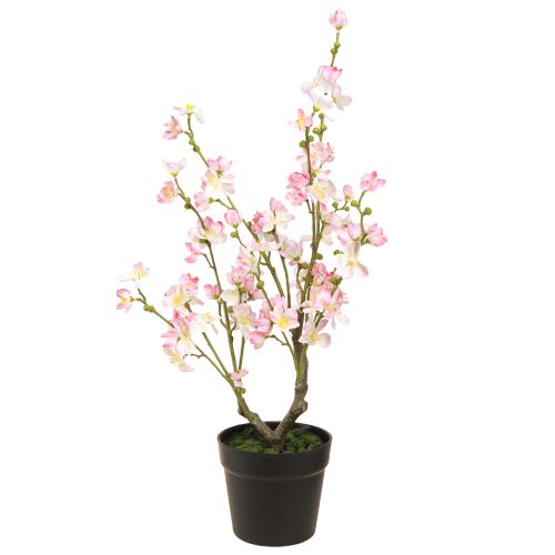 Artikel Mandelbaum Große Kunstpflanze im Topf Rosa Weiß 74cm