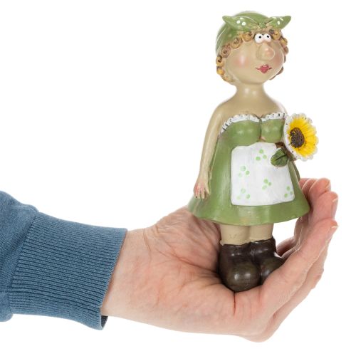 Artikel Dekofiguren Bauernpaar Lustige Wohnzimmerdeko und Sommerdeko für innen 17cm 2St
