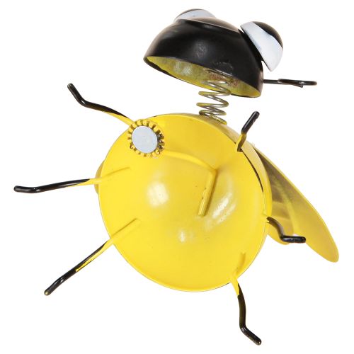 Artikel Marienkäfer Biene Metall Deko mit Magnet Sortiert 9,5cm 2St