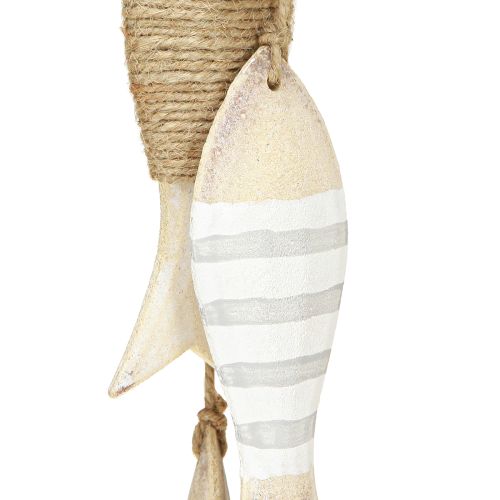 Artikel Maritime Deko Hänger mit 6 Holzfischen zum Hängen 88cm