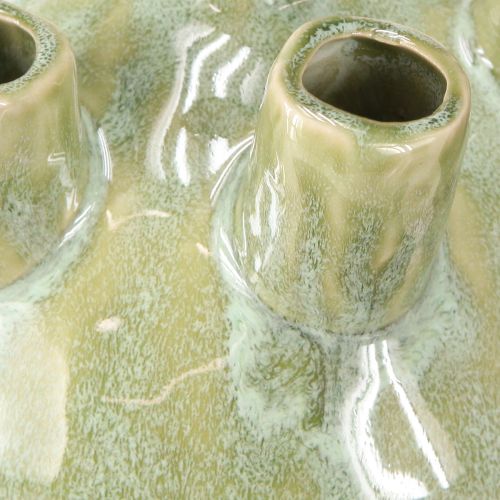 Artikel Maritime Deko Vase Korallen Design Hellgrün Ø14,5cm H14cm