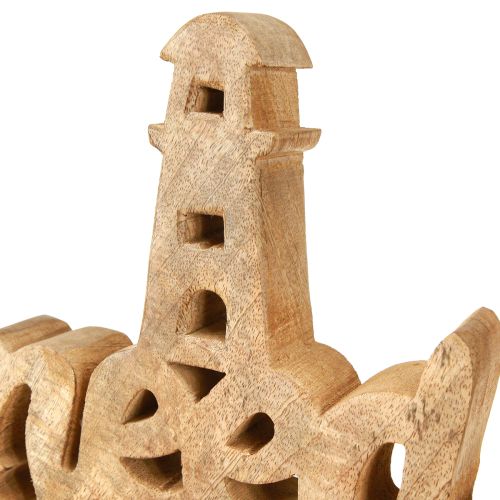 Artikel Maritime Holzdeko „I need vitamin sea“ Mangoholz 27×33cm