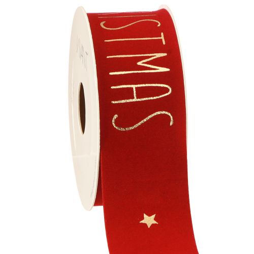 Artikel Merry Christmas Dekoband Zierband Rot Gold B40mm L5m
