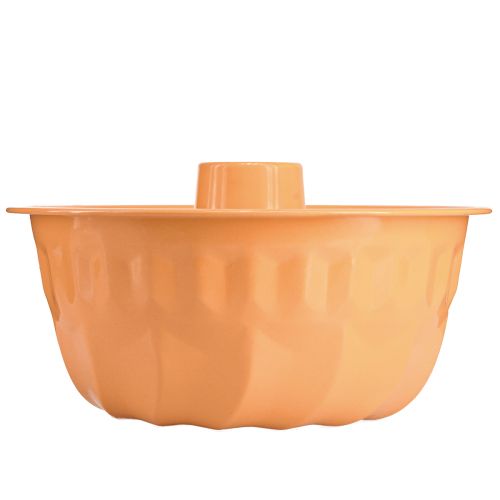 Artikel Metall Deko Backform Gugelhupf Orange Ø23cm H12cm