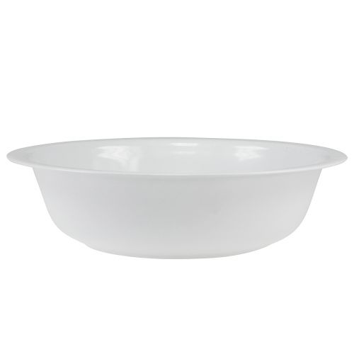 Artikel Metallschüssel Weiß Schale Emaille Optik Ø36cm H9,5cm