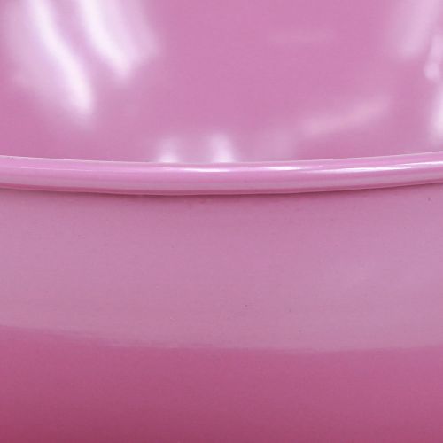 Artikel Metalltasse Ø16cm H9cm Deko Tasse mit Unterteller Pink 2St