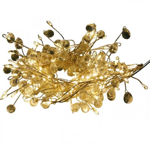 Artikel Cluster Lichterkette LED Innen Tropfen Timer Warmweiß 1,2m