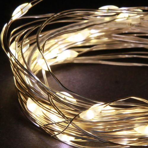 Artikel Micro LED Lichterkette 20er Warmweiß Timer Für Batterie 6St