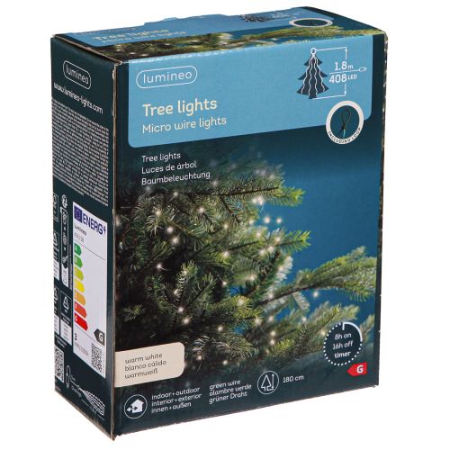 Artikel Micro LED Lichterkette Weihnachtsbeleuchtung Timer 180cm