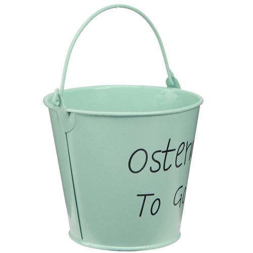 Artikel Mini Eimer Deko Ostern to Go Orange Mint Gelb 8×7cm 6 St