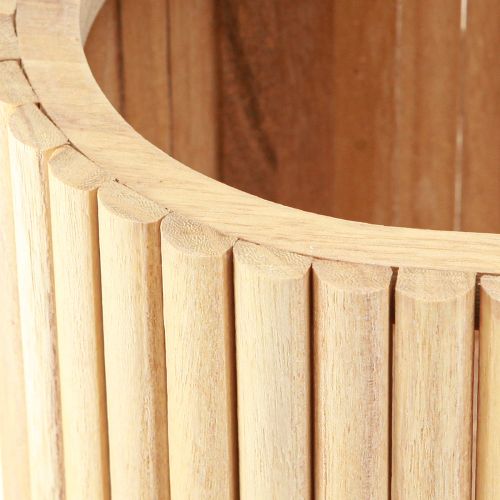 Artikel Mini-Hochbeet Jardiniere Pflanzkübel Holz oval 50×20cm H40cm