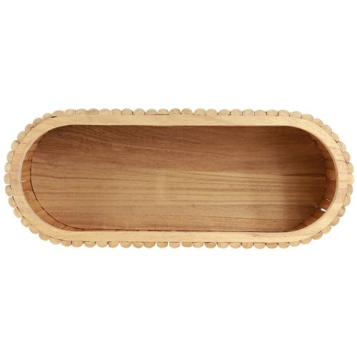 Artikel Mini-Hochbeet Jardiniere Pflanzkübel Holz oval 50×20cm H40cm