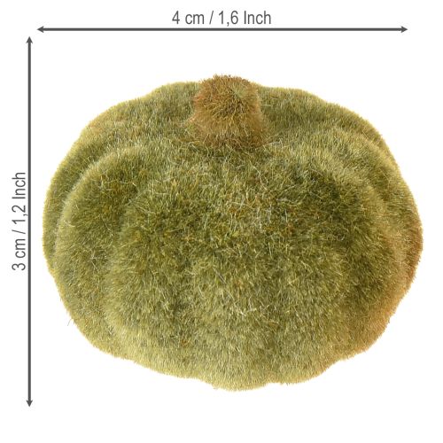 Artikel Mini Kürbis Deko beflockt Streudeko 6 Farben Ø4cm 24 St