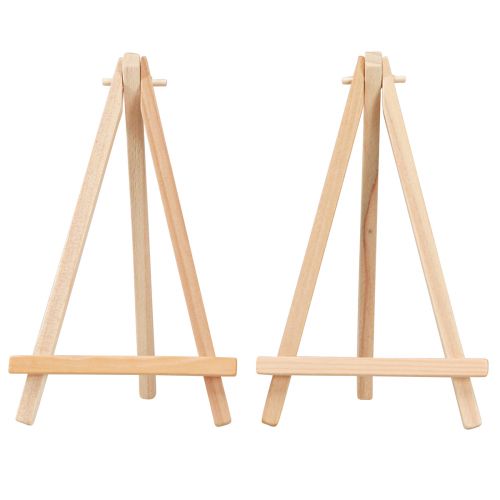 Artikel Mini Staffelei Kartenhalter Holz Natur 11x19cm 6 St