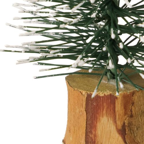 Artikel Mini Tannenbäume beschneit Winterwald Ø5cm H8cm 12 St
