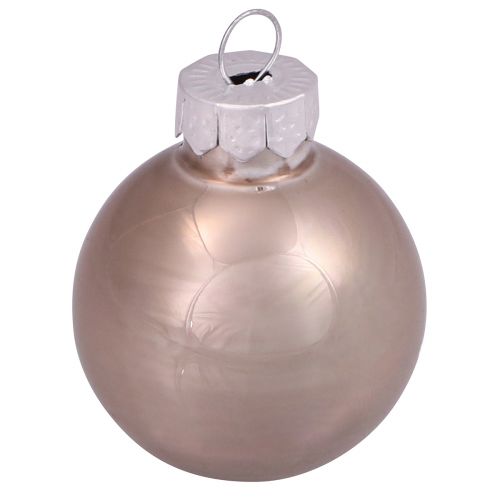 Artikel Mini Weihnachtskugeln Glas Baumkugeln Kaschmir Ø3cm 22 St