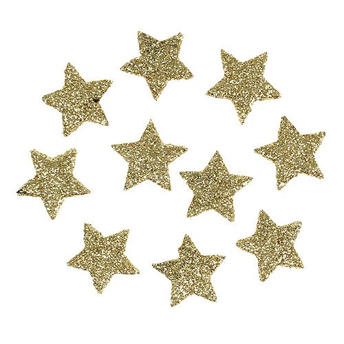Artikel Mini Glitterstern Gold 2,5cm 96 St