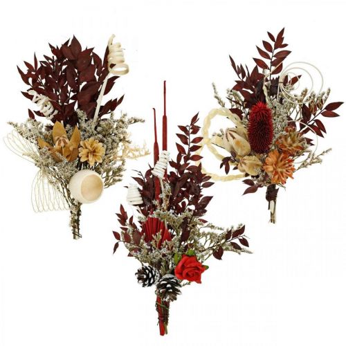 Artikel Natur Auflage Grabauflagen Trauerfloristik 3-fach sortiert 24 St