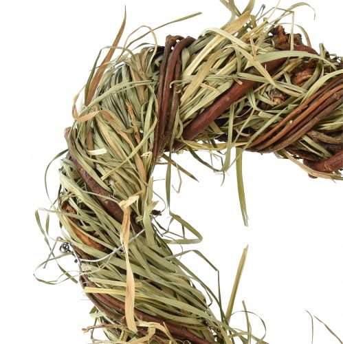 Artikel Naturkranz zum Hängen Rebenkranz Heu Herz 25x25cm 3 St