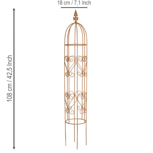 Rankgitter Garten Kletterhilfe für Rosen und andere Rankpflanzen ideale Gartengestaltung 108cm Set mit 2St | Floristik24.de