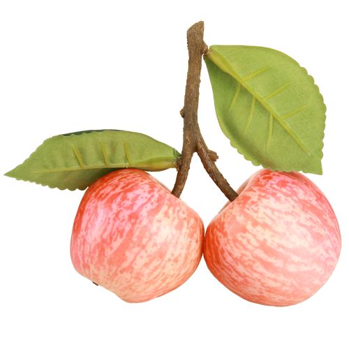 Artikel Obst Deko Apfel künstlich rot 2 Stk Deko 13cm