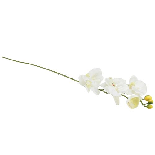 Artikel Orchidee Phalaenopsis künstlich 6 Blüten Weiß Creme 70cm