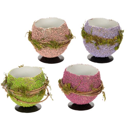 Osterei Dekoschale für den Frühling oder Ostern Tischdeko 9cm 4St