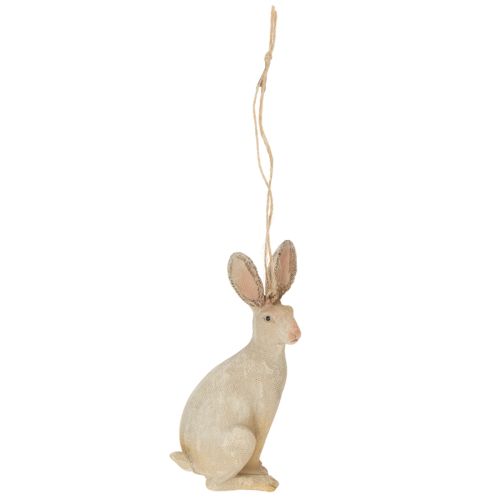 Osterhase Figur zum Aufhängen Osterdeko Polyresin H9,5cm 4St
