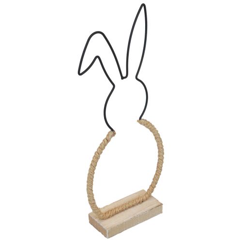 Floristik24 Osterhase Tischdeko Ostern Draht Boho Deko Hase 32cm
