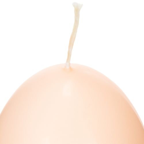 Artikel Osterkerzen Eiform, Eierkerzen Ostern Peach Ø6cm H9cm 6St
