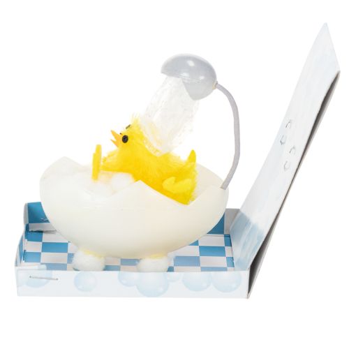 Artikel Osterküken Deko Chenilleküken in der Badewanne Gelb 9cm