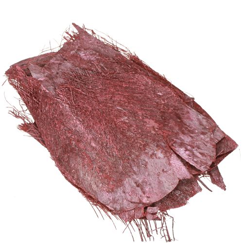 Artikel Palmfaser zum Basteln Bordeaux Weiß gewaschen 20-40cm 250g