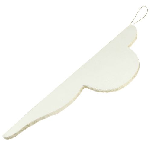 Artikel Papier Weihnachtsschmuck Weiß Silber Ornament H40cm 2St