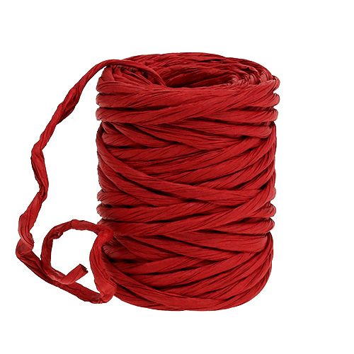 Papierkordel 6mm 23m Rot