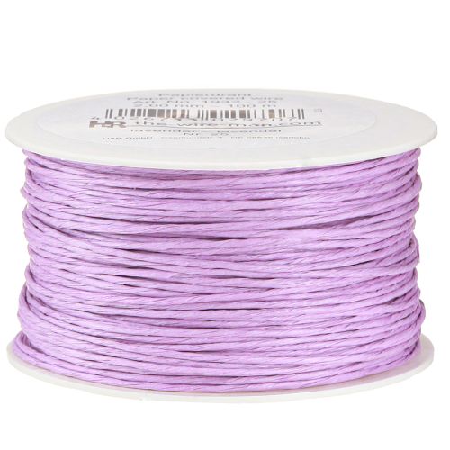 Artikel Papierkordel Draht umwickelt Ø2mm 100m Lavendel