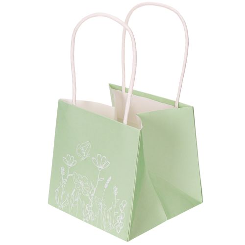 Artikel Geschenktüte mit Floralem Design Kleine Geschenktasche Für Besondere Anlässe 12cm 12St