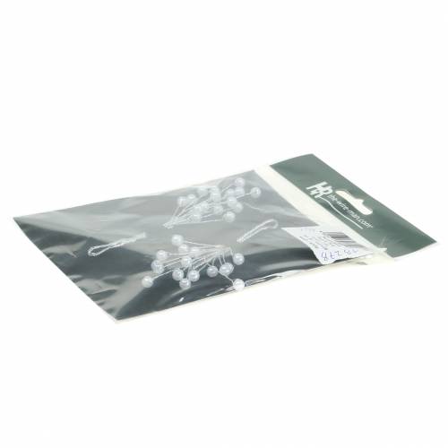 Artikel Perlenzweig Weiß L18cm 2 St