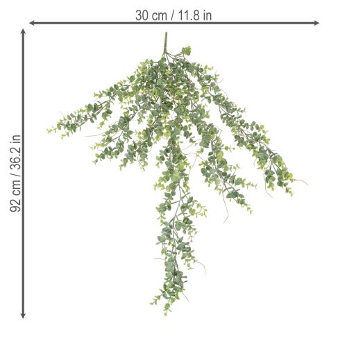 Artikel Künstliche Girlande Eukalyptus Hängepflanze für Heimdekoration im Innen und Außenbereich 92cm
