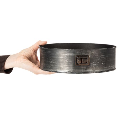 Artikel Pflanzgefäß, Deko-Backform, Springform zum Bepflanzen, Metalldeko Ø24cm H7,5cm